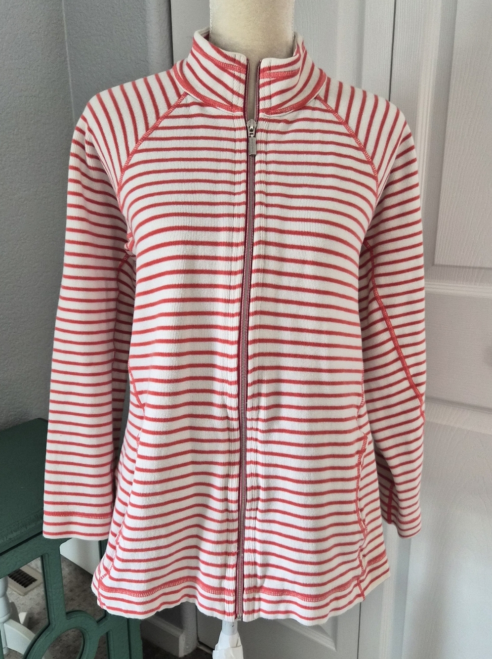 Tommy Bahama Coastal Grandma Preppy Zip Jacket XL - Picture 2 of 14